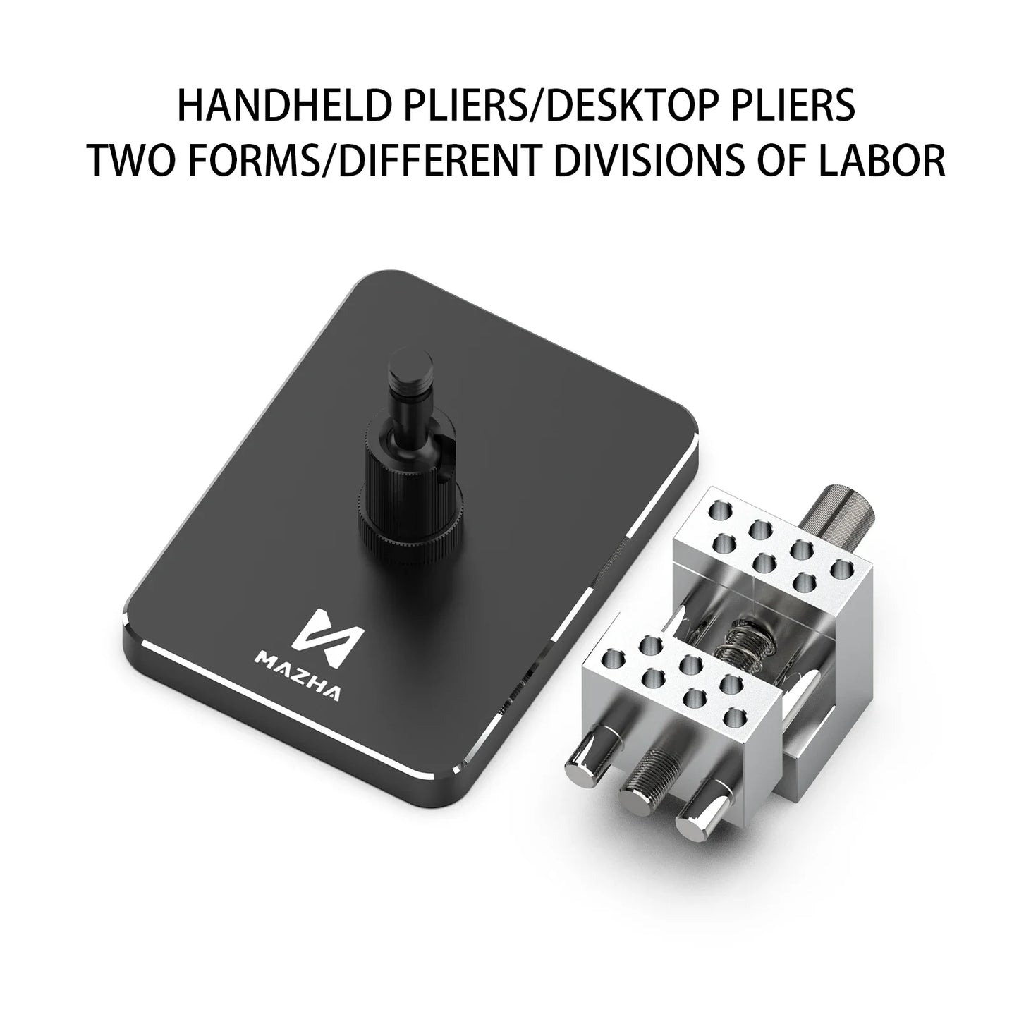 MAZHA T0010 2-in-1 Mini Portable Table Vise Compact Adjustable Clamp Precision Tool for Modeling Hobby DIY