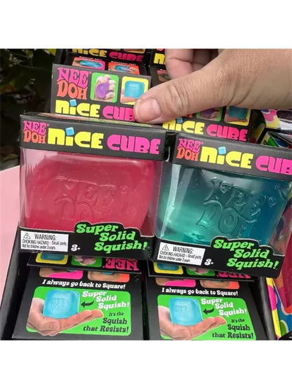 2026 Hot Schylling Needoh Nice Cube Stress Relief Sensory Toy for ADHD Focus and Anxiety Unisex Fidget Tool Soft Squishy Desk//'