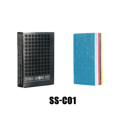 DSPIAE SS-C01 SS-C02 Self Adhesive Sponge Sanding Disc Sponge Sandpaper Double Side Abrasive Model Tools Polishing Sponge