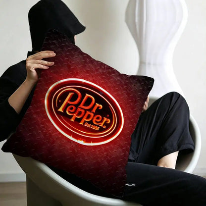 classic beverage brand Dr Pepper Pillow Anime Pillow Sofa Bed Head Pillow Cover Cushion Cover 45x45 cm Fashion