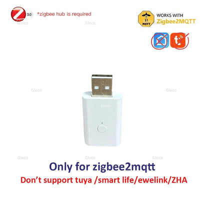 Zigbee Signal Repeater USB Range Extender Signal Amplifier Option With High-Gain Antenna Smart Life TUYA Home Automation Z2MQTT