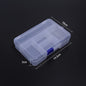 1 Pc Plastic Jewelry Box 5-28 Compartment Slot Organizer Storage Beads Container Adjustable Jewelry Storage Box Rectangle Case