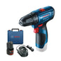 Bosch Electric Drill GSR 120-LI 12V Rechargeable Cordless Multi-function Home DIY Screwdriver Power Tool Sets
