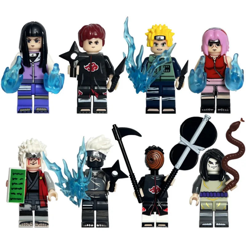 Bandai Dragon Ball Naruto A Animation Game Peripheral Toy Kaguya Boruto Neji Tenten Iruka Anime Action Model Figure Collection
