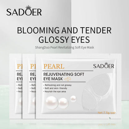 10 Pairs SADOER Crystal Collagen Eye Mask Anti Wrinkle Dark Circles Removal Eyes Bags Moisturizing Eye Patches Skin Care