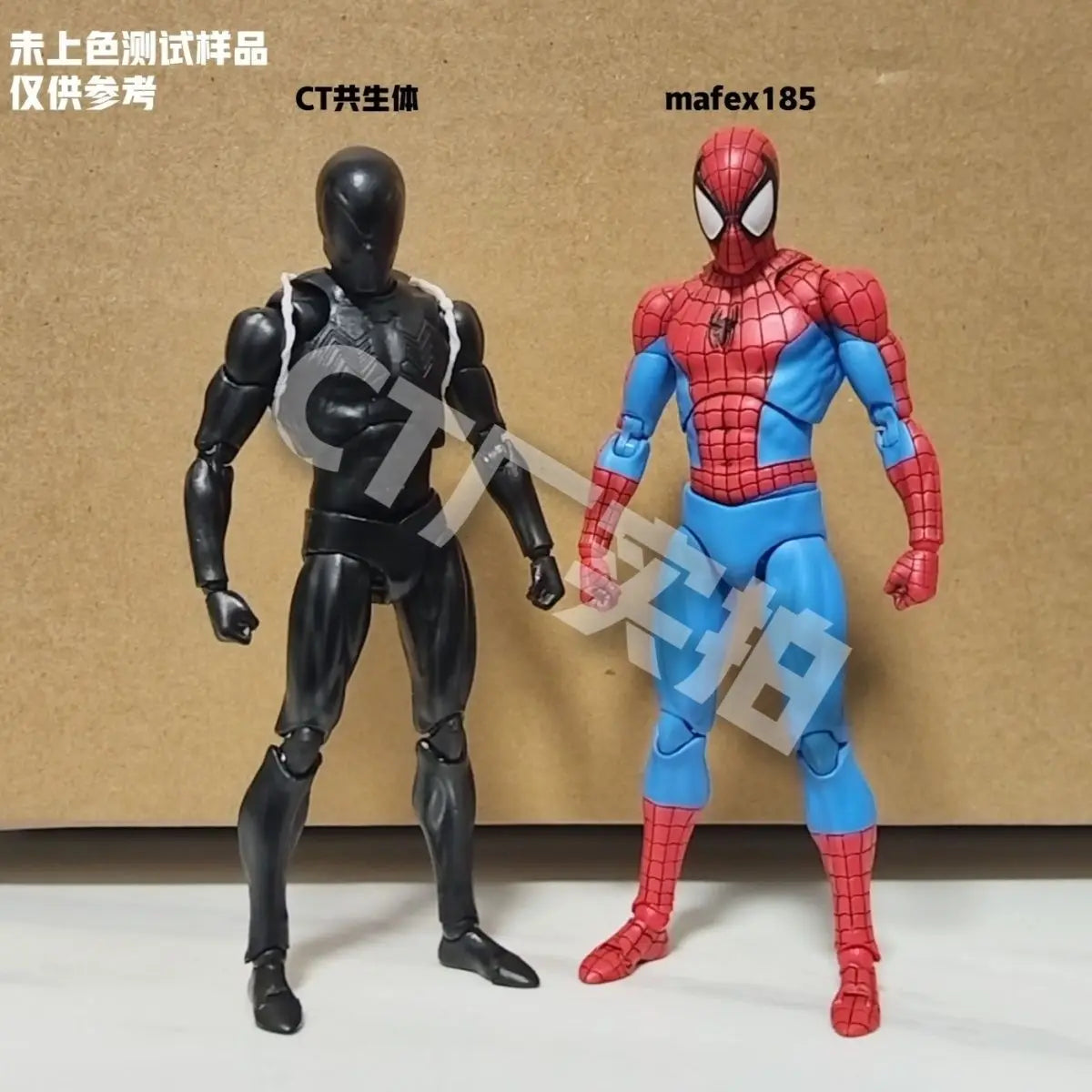 In Stock Ct Toys Spiderman Figure Mafex 147 Symbiotic Black Suit Venom The Amazing Spider-man Anime Action Figure Gifts Toys