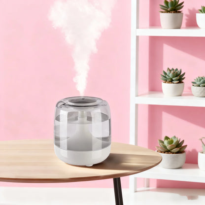 Large spray mute colorful light transparent water tank aromatherapy humidifier indoor portable bedroom air humidifier