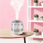 Large spray mute colorful light transparent water tank aromatherapy humidifier indoor portable bedroom air humidifier