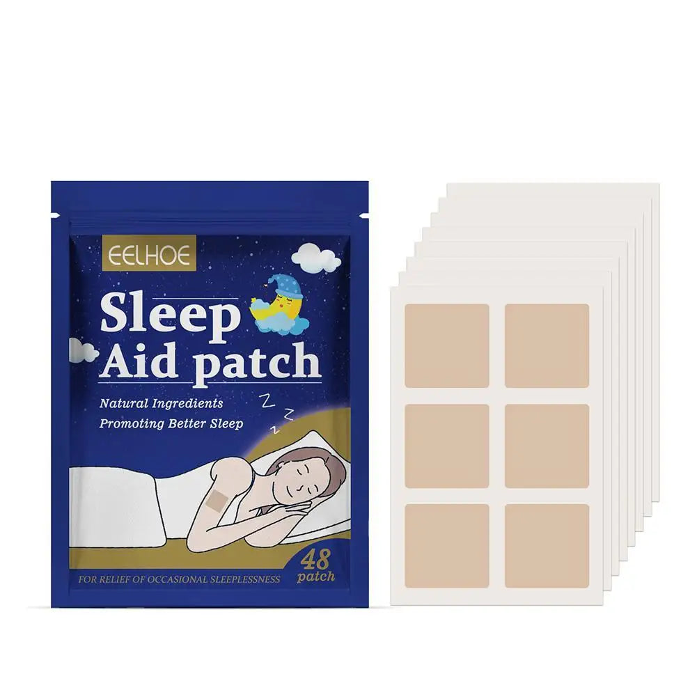 10pcs Adult Sleeping Patches Relieve Stress Promote Sleep Hypnotic Artifact Adult Soothing Decompression Massage Relax Stickers