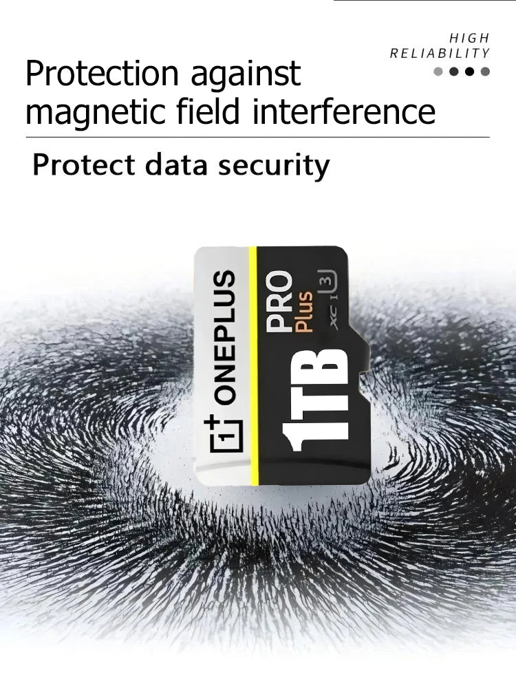 OnePlus 2TB High-Speed V30 A2 4K SD Card 512GB 256GB Memory Card 1TB Micro TF SD Adapter for Smart phone/Tablet/PC Cross-Use