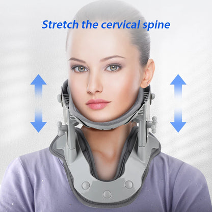 Cervical Neck Traction Device Chiropractic Tools Neck Stretcher Support Collar for Home Office Spine Neck Posture Braces Relief