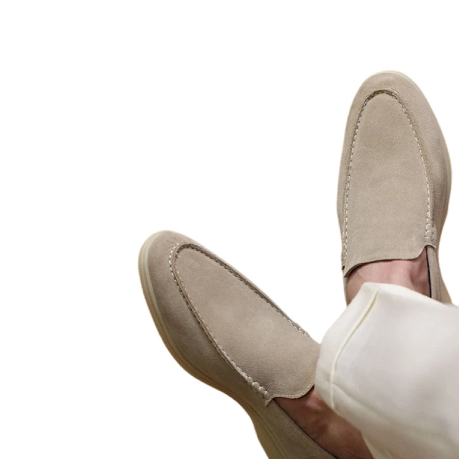 26 Men summer casual loafers made of suede, slip-on pull-on design, easy to wear and take off.LF1246