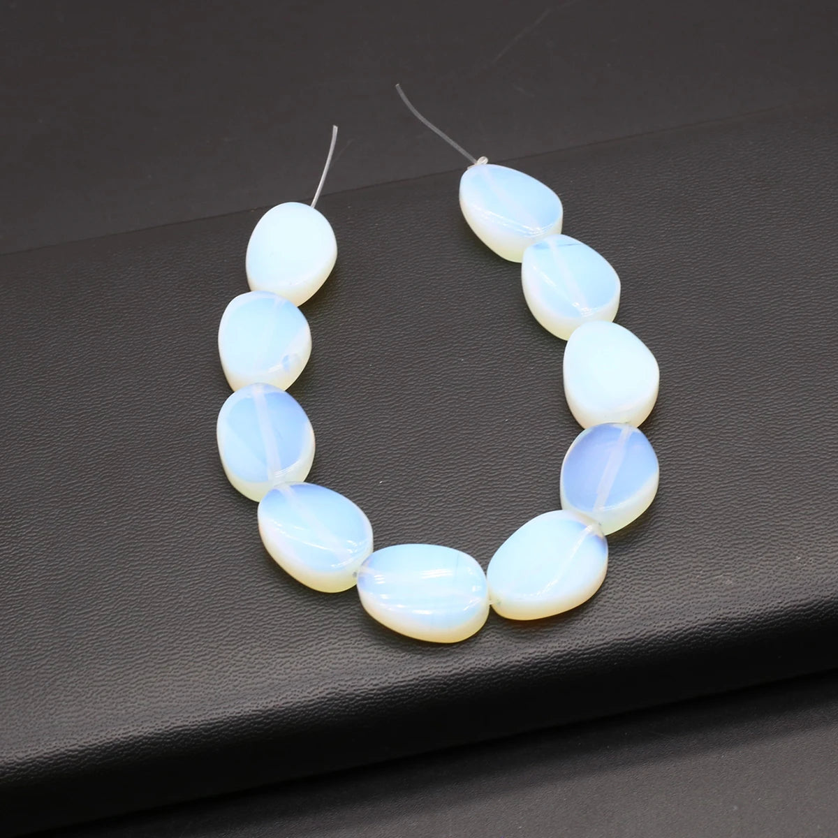 Natural Blue Turquoise Beads Faceted Natural Rose Quartzs Loose Spacer Beaded for Women DIY Jewerly Necklace Bracelet 19x14mm