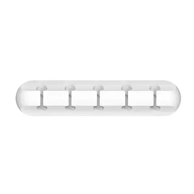 Silikonowy Organizer Kabli USB Nawijacz do kabli USB Klipsy do zarządzania porządkiem na biurku Uchwyt na kabel do akcesoriów do myszy i słuchawek