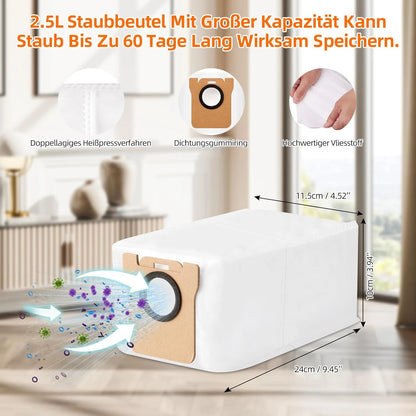 For Robot Vacuum Cleaner Xiaomi X20 Plus, Wiper and Grill Accessories, Main Side Brush, HEPA Filter, Spare Parts Dust Ba