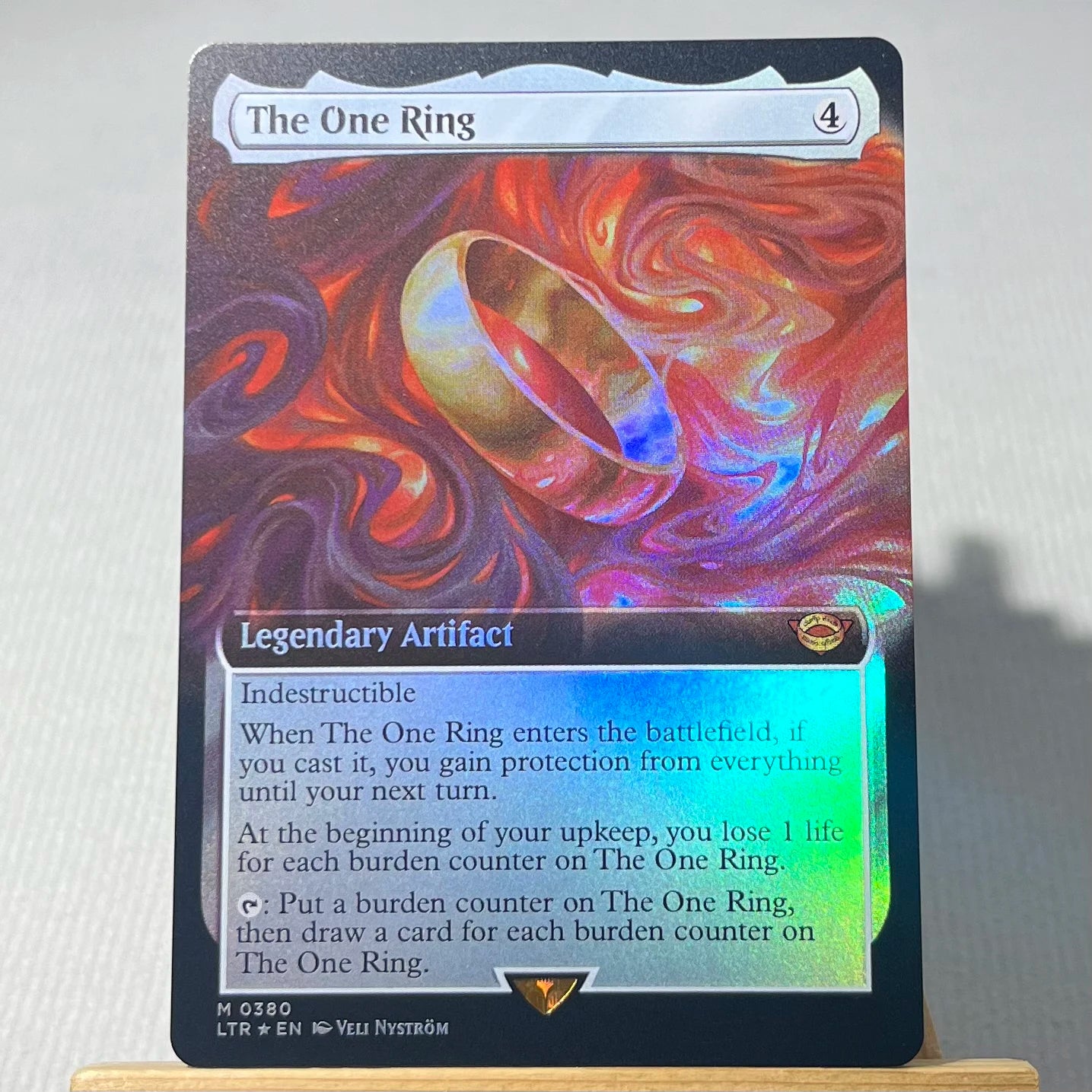 LTR FOIL3-01 Tcg proxy magic cards The One Ring Dawn of a New Age Shadow of the Enemy Hew the Entwood gather