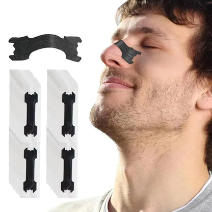 50/30/10PCS Black Nose Strips Extra Strength Nasal Strips Better Sleeping Non-Invasive Anti Snoring Strips for Adult and Child