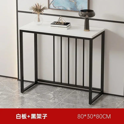 Modern Home Console Table High-looking and Light Luxury Storage Display Shelf Narrow Table for Hallway Entryway Living Room