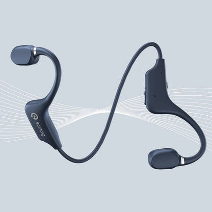 Słuchawki Sanag A5X True Bone Conduction Wireless Sport z otwartą konstrukcją, Bluetooth, dźwiękiem 3D stereo, wybór z wyprzedaży błyskawicznej