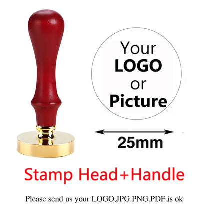 Logo Customize Clay Seal Set -22/25/30/35/40/50mm Customizable Pottery Design Craft Tool for Pottery Ceramic Custom Letter Stamp