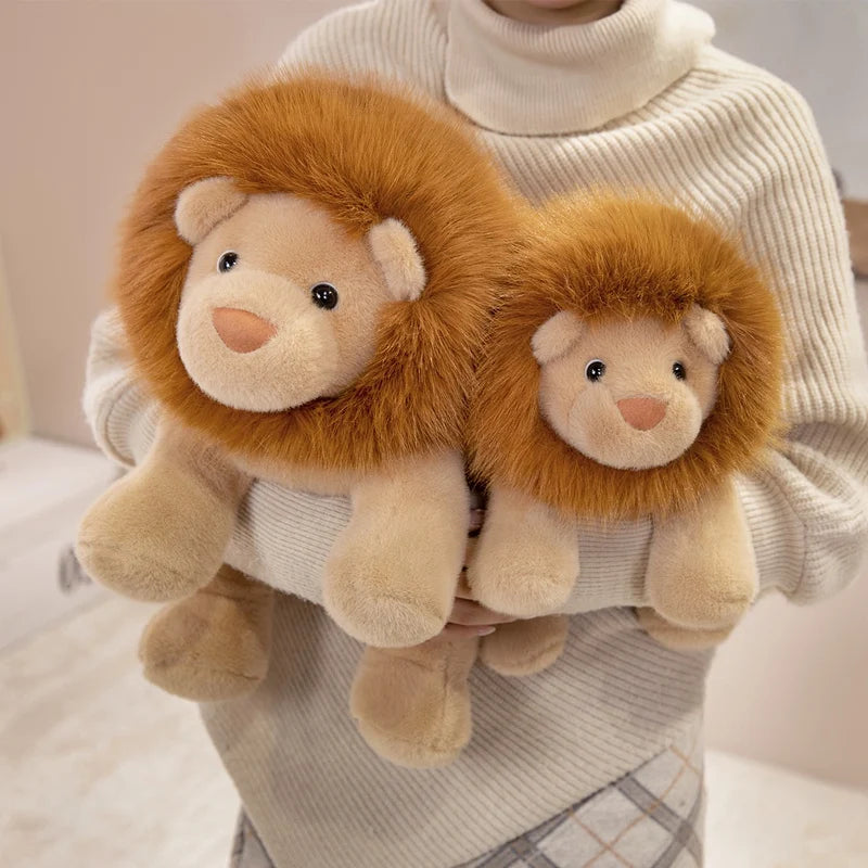 30/40/55cm Soft Kawaii Lion Plush Toys Stuffed Animals Cartoon Cute Lion Dolls Toys for Kids Room Decor Boys Birthday Gifts