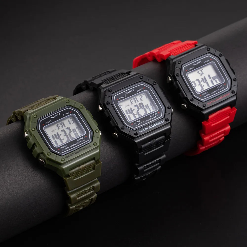 New Military Sport Watch Waterproof LED Watches for Men Fashion Luxury LED Electronic Watch Male Clock Shockproof Digital Watch