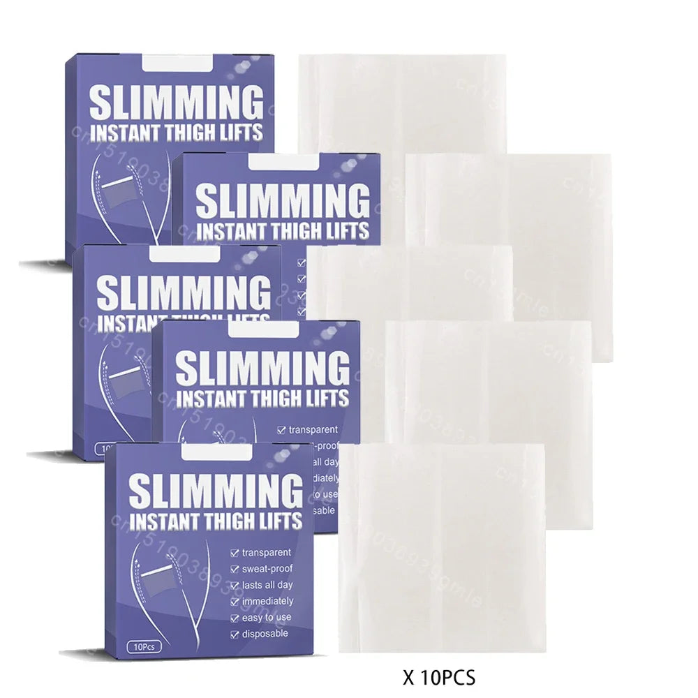 Leg & Buttock Lifting Invisible Thin Leg Stickers Firming Skin Tightening Tape Leg Hip Lifting Patch Thin Inner Sticker