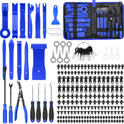 Car Trim Removal Tool Automotive Mechanical Workshop Tool Mixed Size Fasteners Clips Complete Tools Kit Accessories For Vehicles