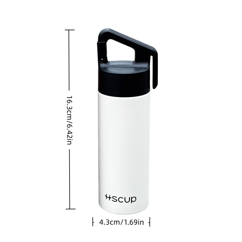 1pc Mini Stainless Steel Thermos Cup, 120ml Compact Pocket Cup, Portable Insulated Hot & Cold Water Cup for Outdoor Use