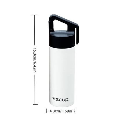 1pc Mini Stainless Steel Thermos Cup, 120ml Compact Pocket Cup, Portable Insulated Hot & Cold Water Cup for Outdoor Use