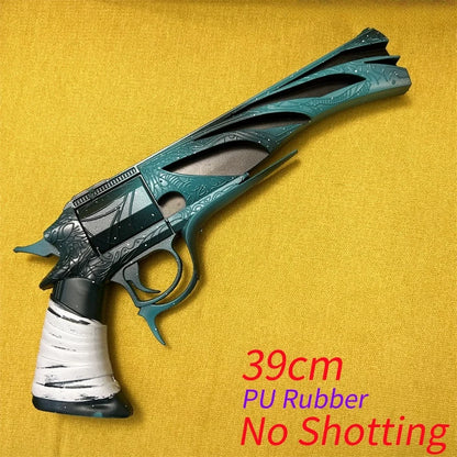OW Gun Cosplay Angela Ziegler Mercy Angel Shock Gun Prop Weapons Model Safety PU Rubber Model Halloween No Shooting