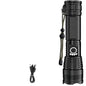 Aluminum Alloy Rechargeable Flashlight High Power Waterproof  Torch Light Zoomable with Storage Box Handheld Flash Lights