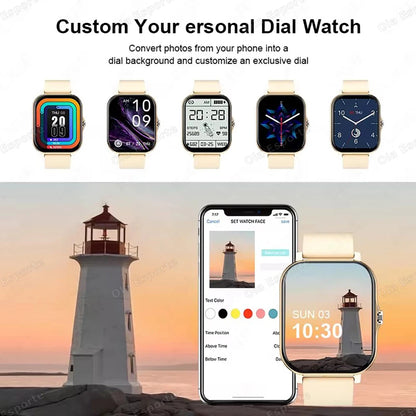 20226 New 1.83-inch Smartwatch Call Notifications Sleep Monitoring Activity Tracking Smart Watch Compatible with Android and iOS