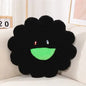 Aesthetic Sunflower Plush Cushion Cute Flower Stuffed Pillow Rainbow Floral Decorative Pillow Office Chair Back Cushion Decor