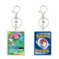 Key chain Charmander Mewtwo Umbreon Jigglypuff Venusaur Blastoise Solgaleo Game Card Acrylic Keychain Pendant Decoration