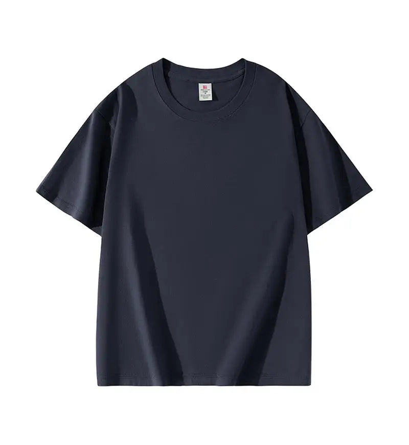 3pcs/lot Custom Workwear 100% Cotton T Shirt 220g Printed Embroidered Team Group Clothing Personalized Work Clothes Uniforms