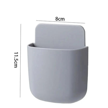 2 SZTUKI Pudełko do przechowywania montowane na ścianie Gospodarstwo domowe Salon Klimatyzator Pilot Zdalnego Sterowania Pudełko do Przechowywania Telefonu przy Łóżku Organizer Box1p2026