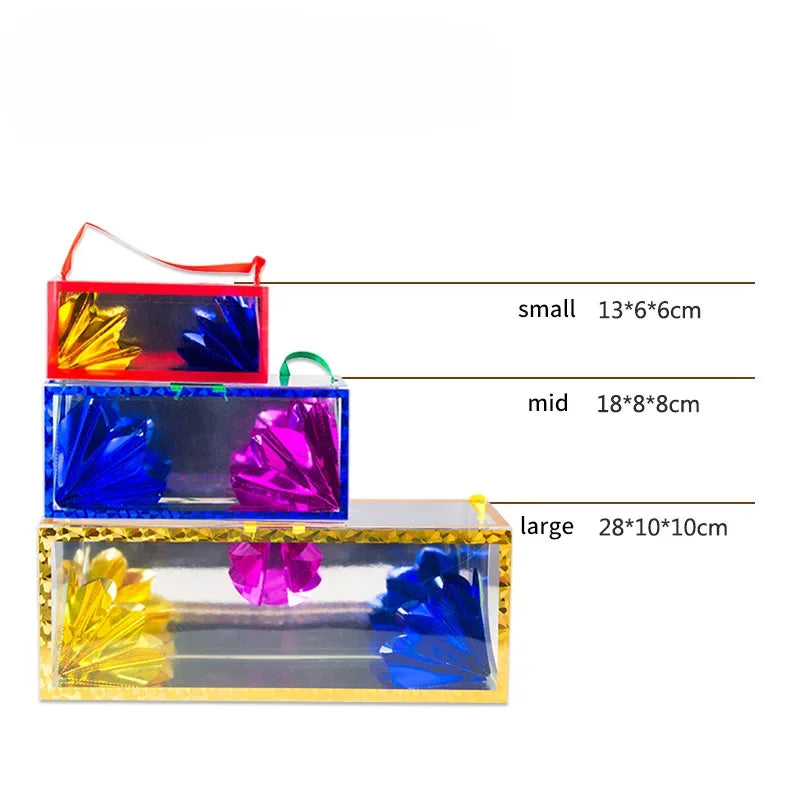 The middle Flower Box Production Dream Bag Magic Tricks Close Up Easy  Accessories  Paper  Empty  Output