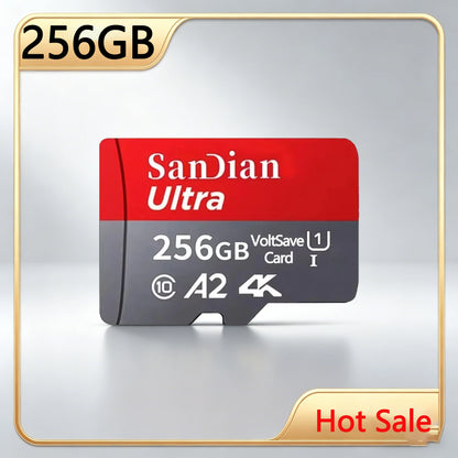 128GB Micro TF SD Card 256GB Memory Card Flash Card for Camera Phone Tablet with Adapter