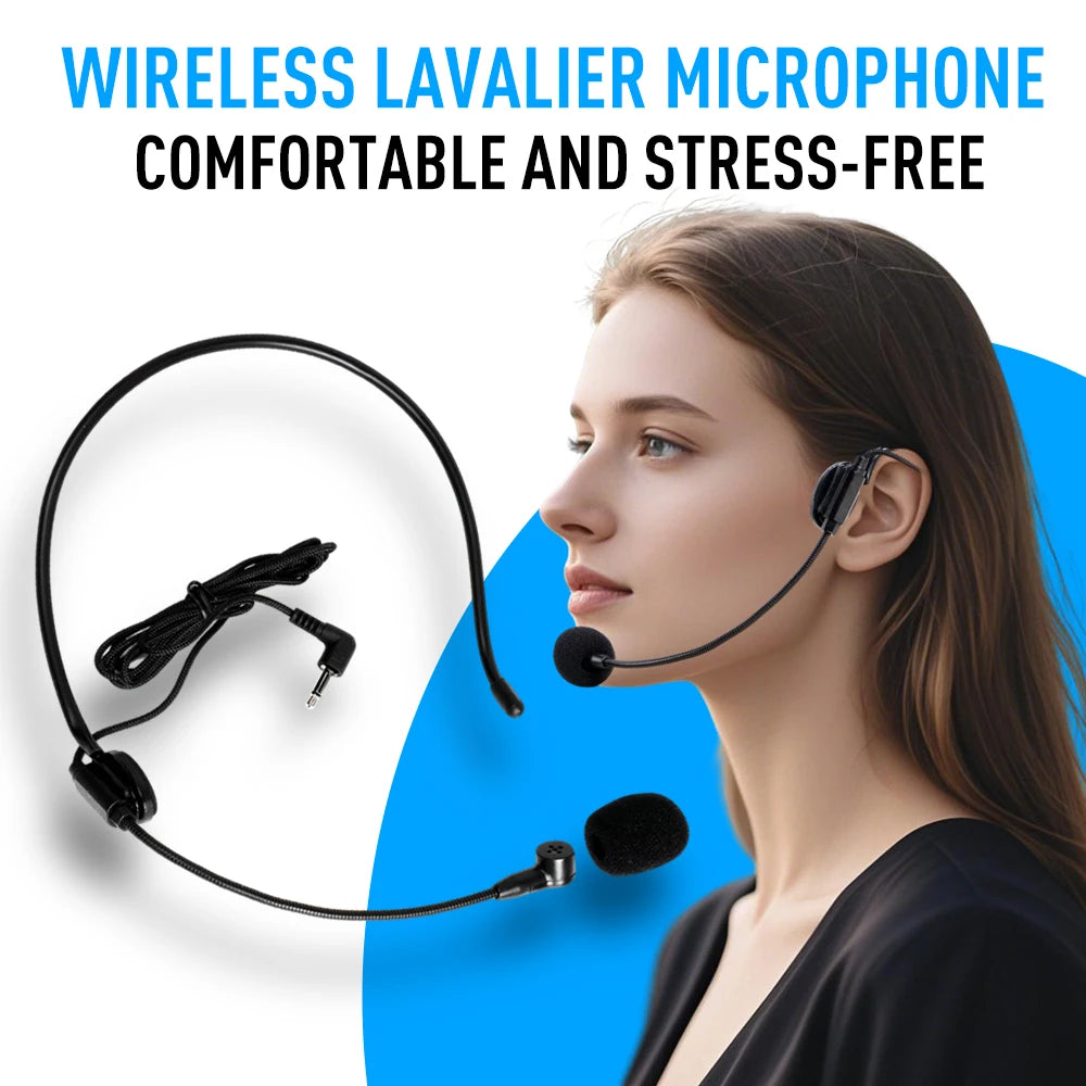 Wireless Transmitter System G-MARK GX100 Professional UHF headset Mic 50M For Party Show Stage Wedding Church