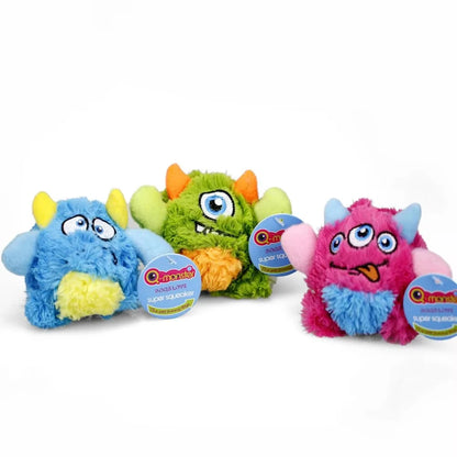 OUZEY Squeaker Dogs Balls Toy Bite Resistant Plush Toys For Small Dogs Interactive Chew Ball Toys Pets Training Accessories