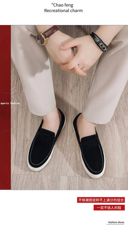 Daily Comfort Loafers Breathable Construction Dissipate Heat, Lightweight Build Lower Burden for Tired-Free Daily Movement