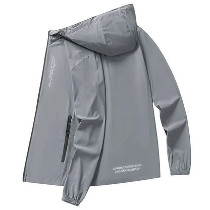 NEW 2025 Sunscreen Coats Men's Breathable Sports Waterproof Jacket Summer UV Protection Outdoor Fishing Skin Clothing