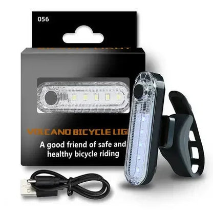 USB-C Rechargeable Bicycle Lights Bike Safety Warning Lamp Outdoor Waterproof Cycling Flashlight For Mountain And Road Bikes