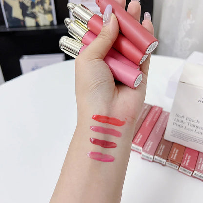 Rare Beauty Trendy Beauty Lip Lacquer Gentle Mellow Sheer Lip Salve Non-tacky Nourish Airy Bloom Mute Lip Hue