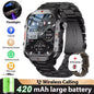 2026 New SmartWatch Men Militray Outdoor GPS Sport Watches Heart Rate Sleep Waterproof Smart Watch IOS Android