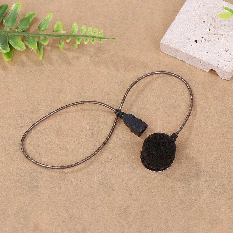 Motorcycle Helmet Bluetooth Intercom Microphone 3.5mm Speaker for Cardo Freecom Spirit Soft Wire Hard Wire Compatible