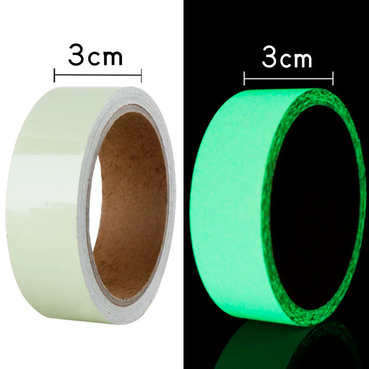 YX Luminous Fluorescent Night Self-adhesive Glow In The Dark Sticker Tape Safety Security Home Decoration Warning Adhesive Tape