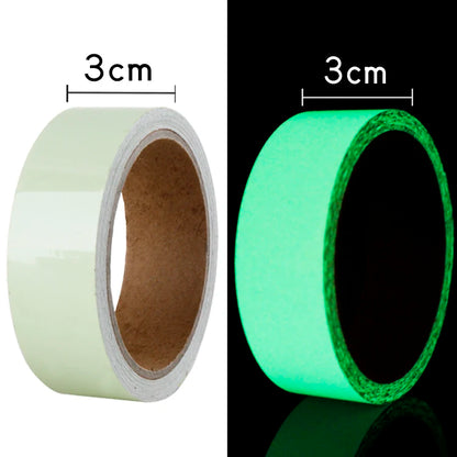 YX Luminous Fluorescent Night Self-adhesive Glow In The Dark Sticker Tape Safety Security Home Decoration Warning Adhesive Tape