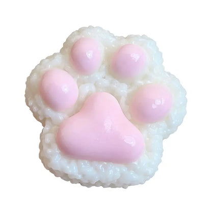 16pcs Cat Claw Squishy Soft Toy Multicolour Simulated Cat Claw Model Stress Relief Slow Rebound Decompression Office Decor Gifts
